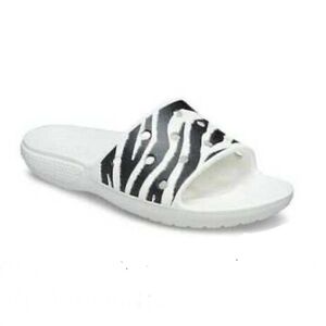 🆕 Zebra CROCS slides, women’s 10/men’s 8
